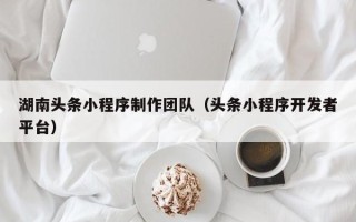 齐河湖南头条小程序制作团队（头条小程序开发者平台）
