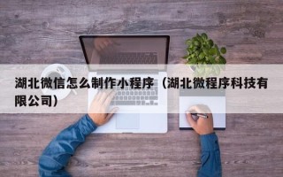 齐河湖北微信怎么制作小程序（湖北微程序科技有限公司）